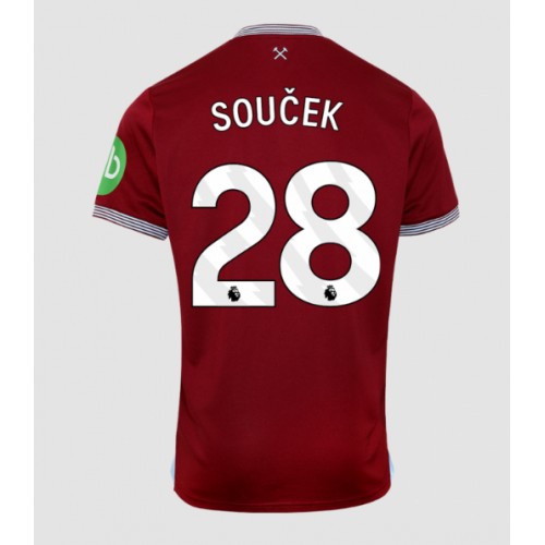 West Ham United Tomas Soucek #28 Hemmatröja 2025-26 Kortärmad